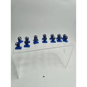 LEGO® Parts 3829c01 (14pcs) Steering Stand 1 x 2 with Blue Steering Wheel
